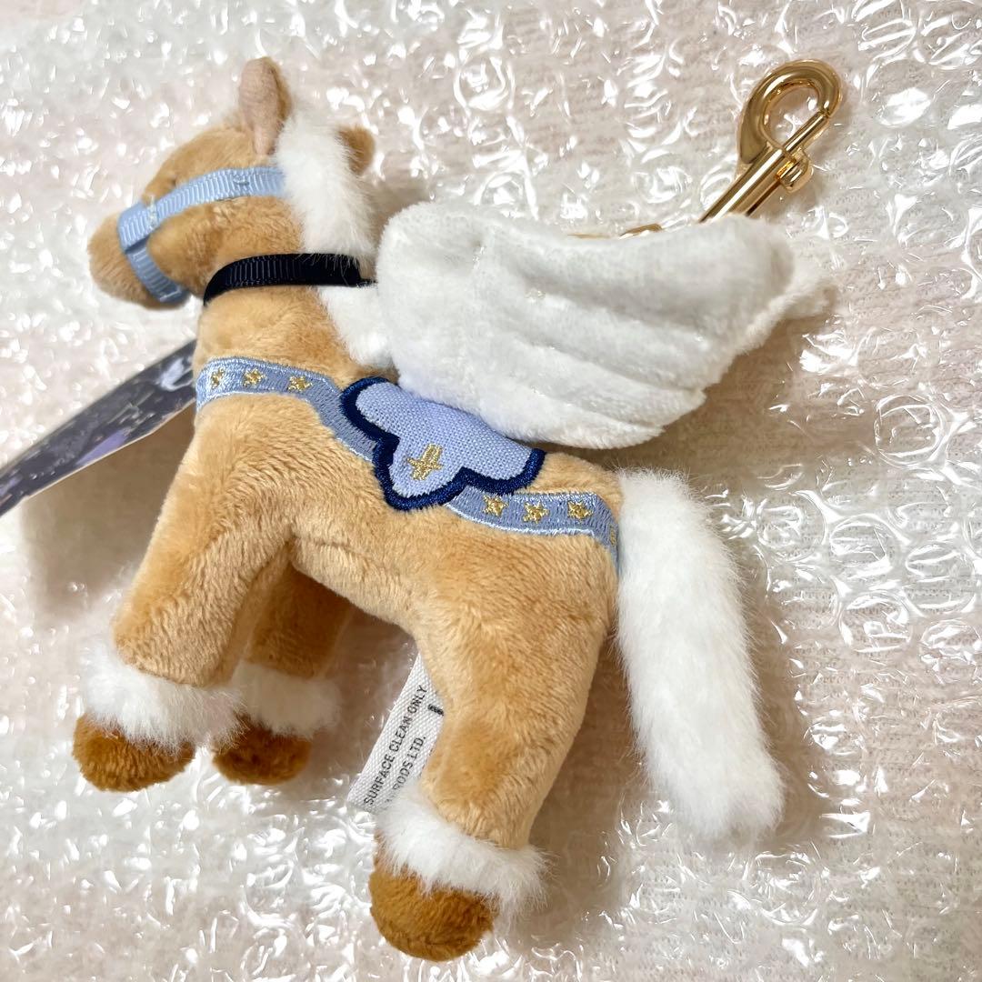 ハロッズ Harrods ペガサス キーホルダー バッグチャーム キーリング