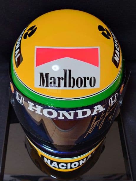 【プロフ必読】A.セナ レプリカヘルメット F1 1992年 鈴鹿仕様 極上品質