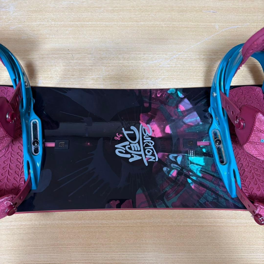 美品　BURTON バートン　フライングＶ　レディース　スノーボード4点　138