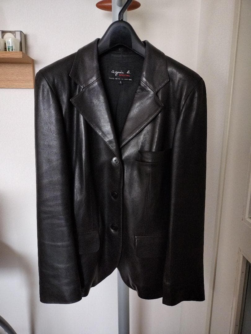 期間限定お値下げ✨アニエス・ベースペシャル　フランス製　レザージャケット