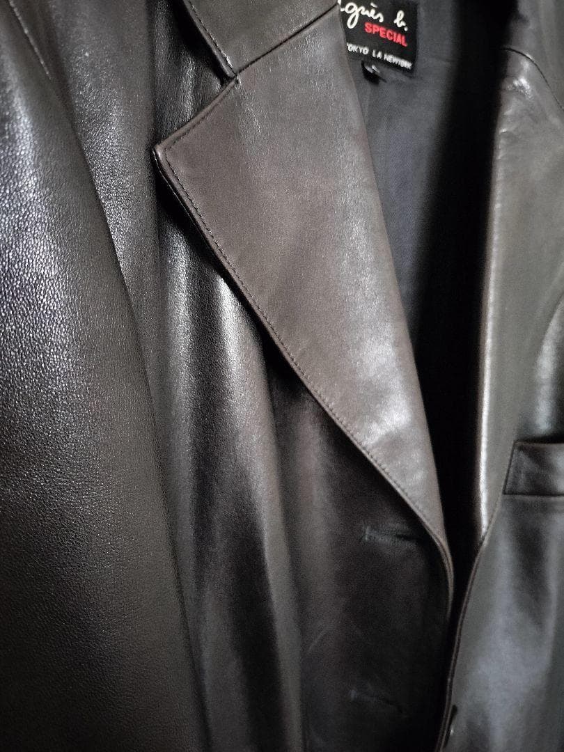 期間限定お値下げ✨アニエス・ベースペシャル　フランス製　レザージャケット