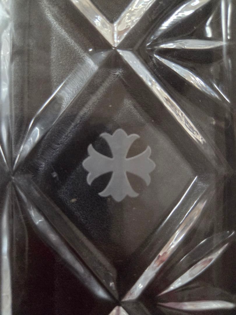 未使用保管品箱付美品クロムハーツバカラ中型トレーお皿ガラス送料無料