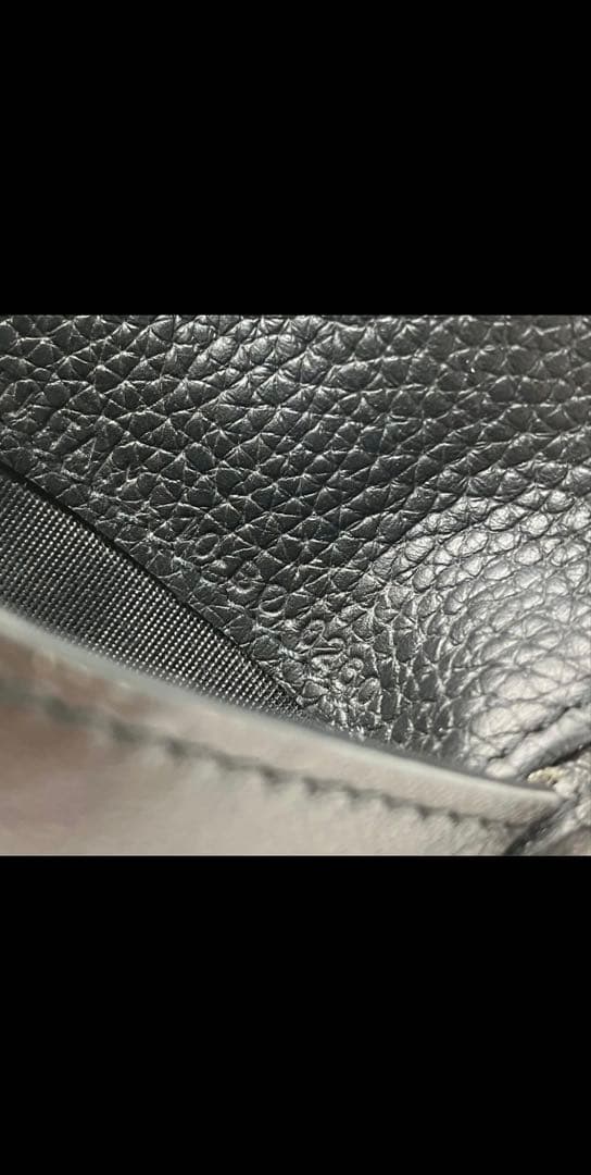 DIOR 黒 レザー 二つ折り財布　30日まで値下げ