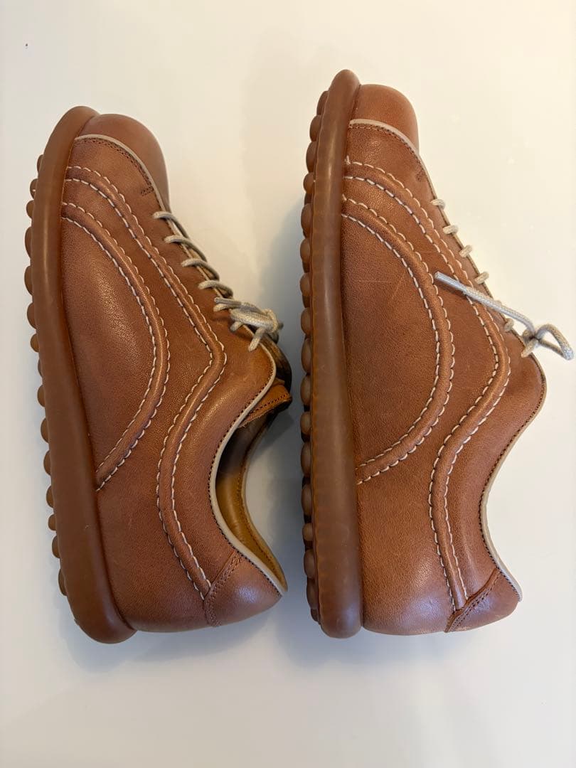 美品CAMPER Pelotas Ariel カンペールレザースニーカー24㌢