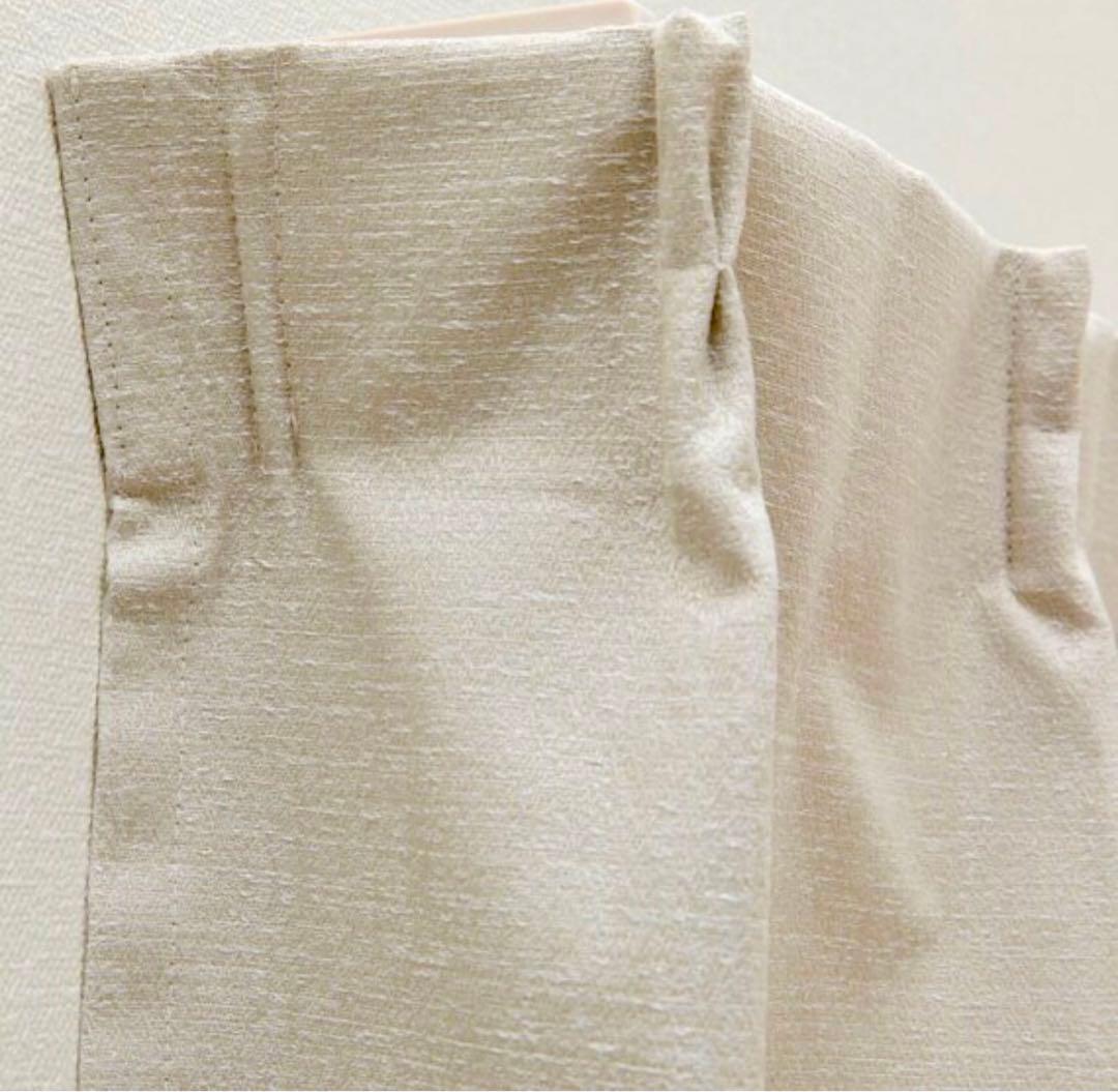 美品！4枚ニトリ遮光遮熱遮音カーテンRD100