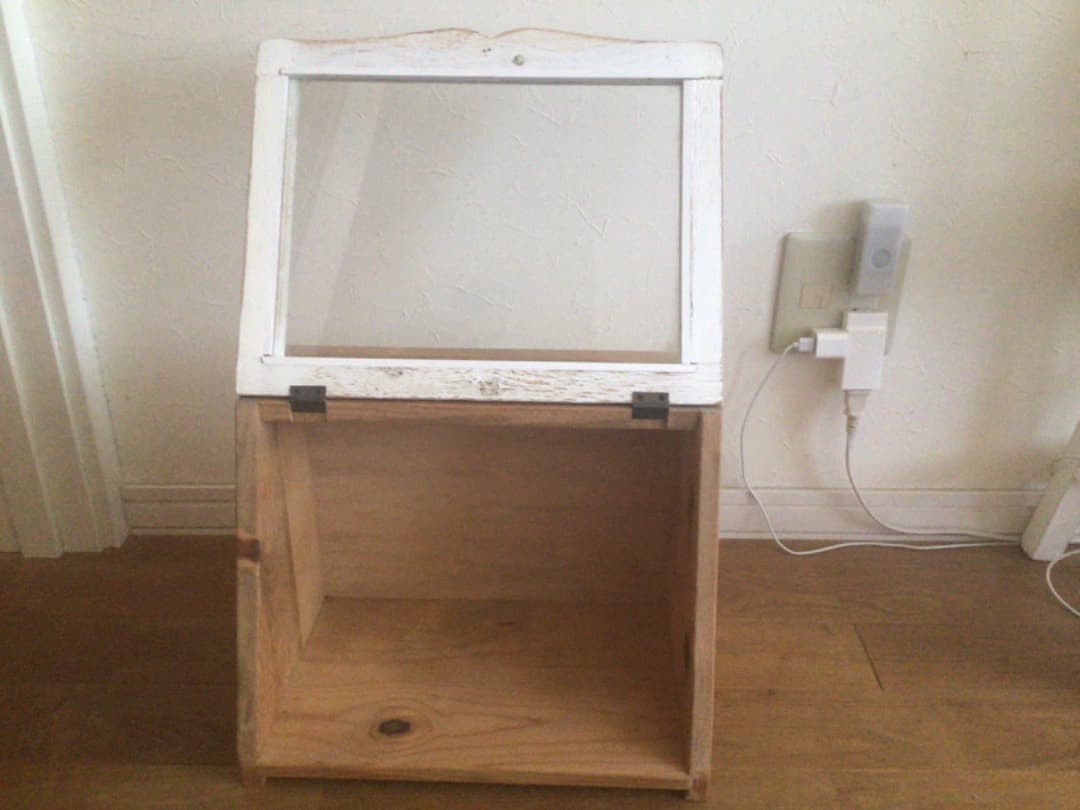 アンファン　ガラスキャビネット　レア