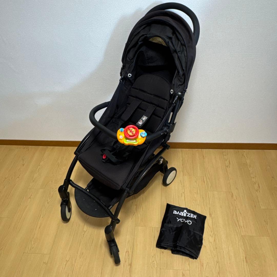 週末限定値下げ!YOYO BABYZEN 6+ 折りたたみ式ベビーカー ブラック