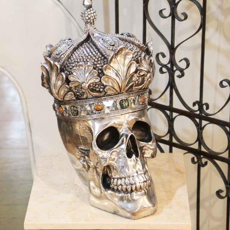 スカルオブジェ 置物 骸骨 オーナメント オブジェ ヴィンテージ