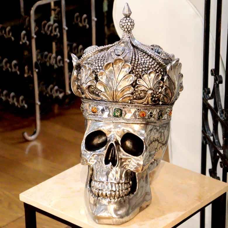 スカルオブジェ 置物 骸骨 オーナメント オブジェ ヴィンテージ