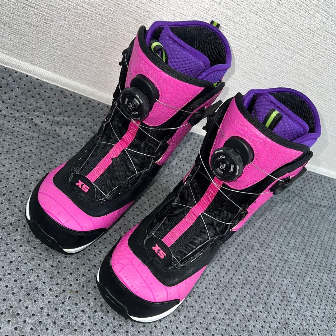 2回使用 23.5cm X5 CROSS FIVE PX BOAブーツ