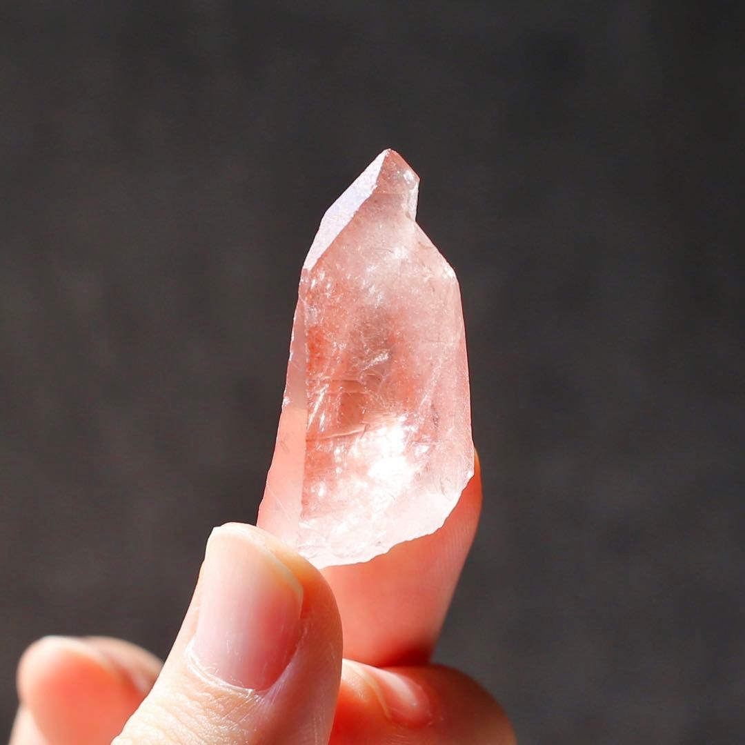 ディープピンクレムリアンシード ディアマンティーナ産 天然石 水晶 鉱物 一点物