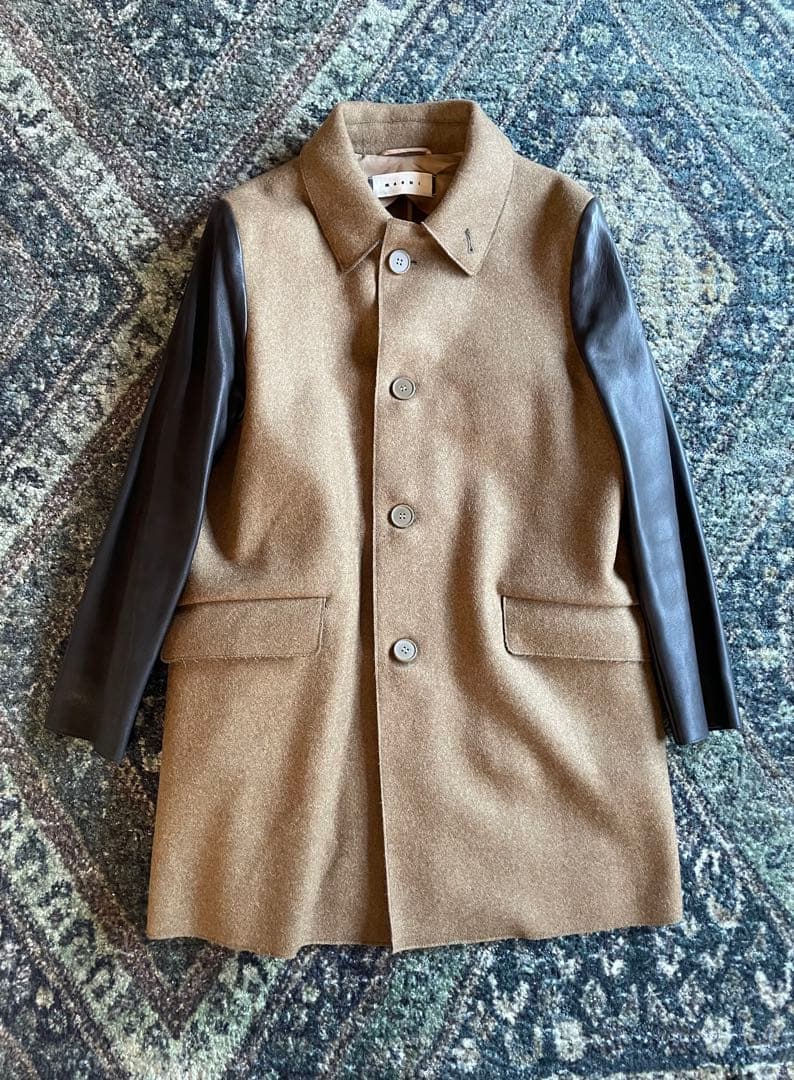 MARNI 11AW アルパカレザーコート コンスエロ・カスティリオーニ期