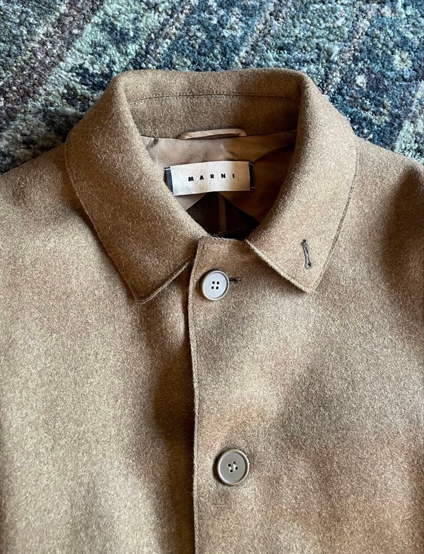 MARNI 11AW アルパカレザーコート コンスエロ・カスティリオーニ期