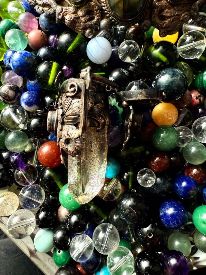 希少⚜️アンティーククリスタルペンダントトップ⚜️水晶　原石