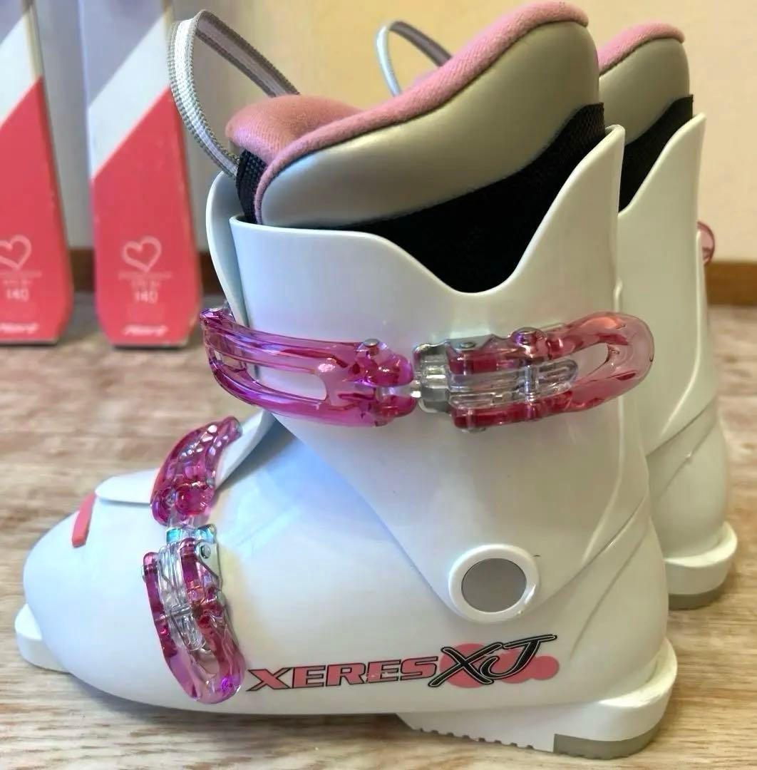 ◾️カービングスキーセット　スキー板140㎝ ブーツ24㎝　子供用　ジュニア用