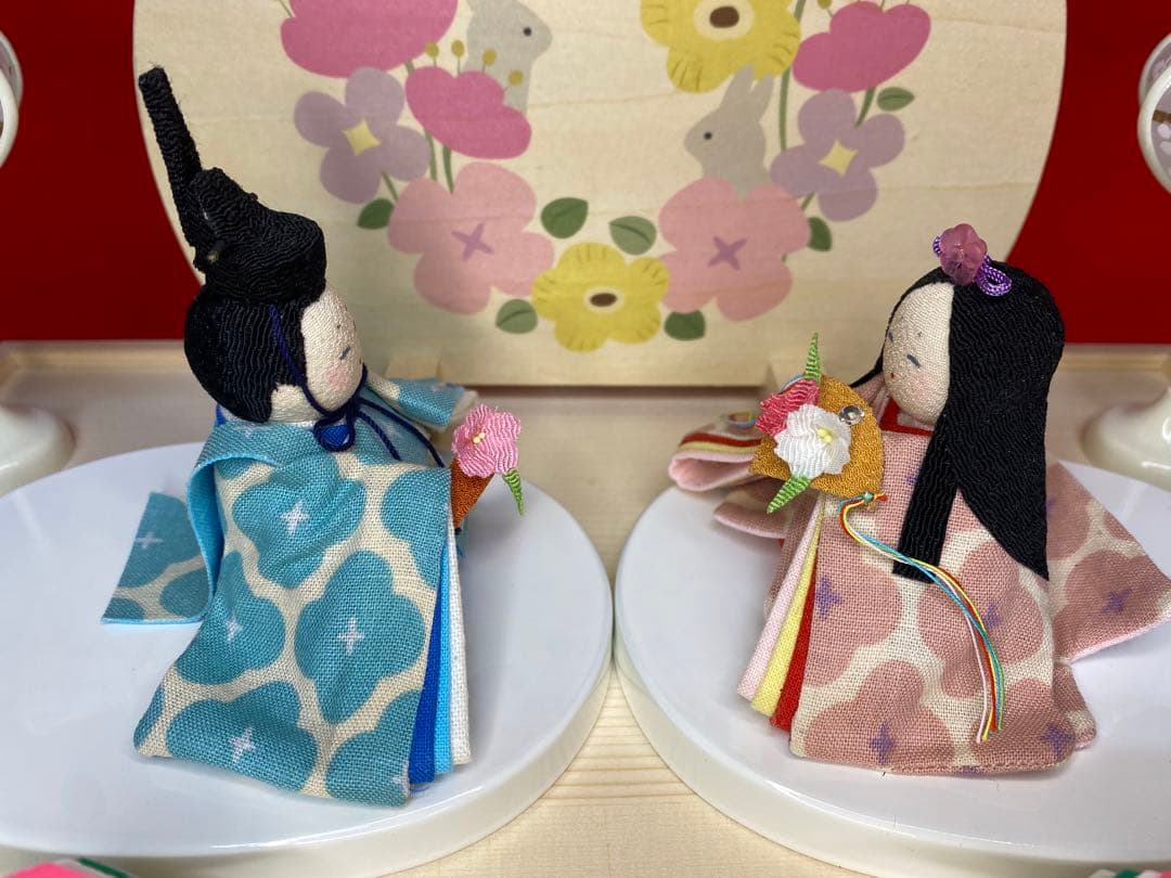 koti　雛人形　五人飾り収納セット・サイズ間口約３３×奥行約２４×高さ約２６㎝