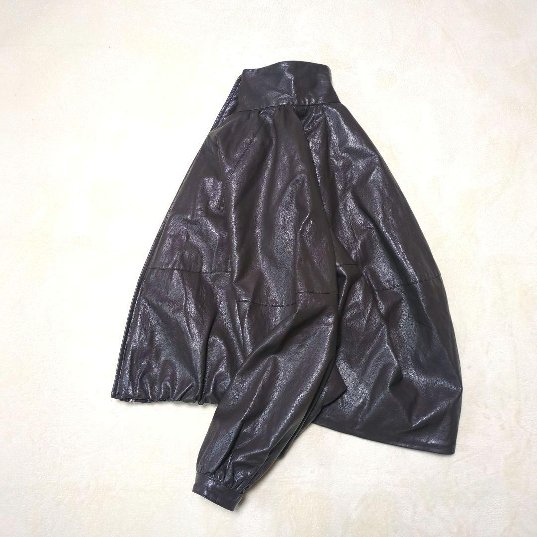 ZARA【未使用級美品】現行品　フェイクレザー ボンバージャケット　アウター