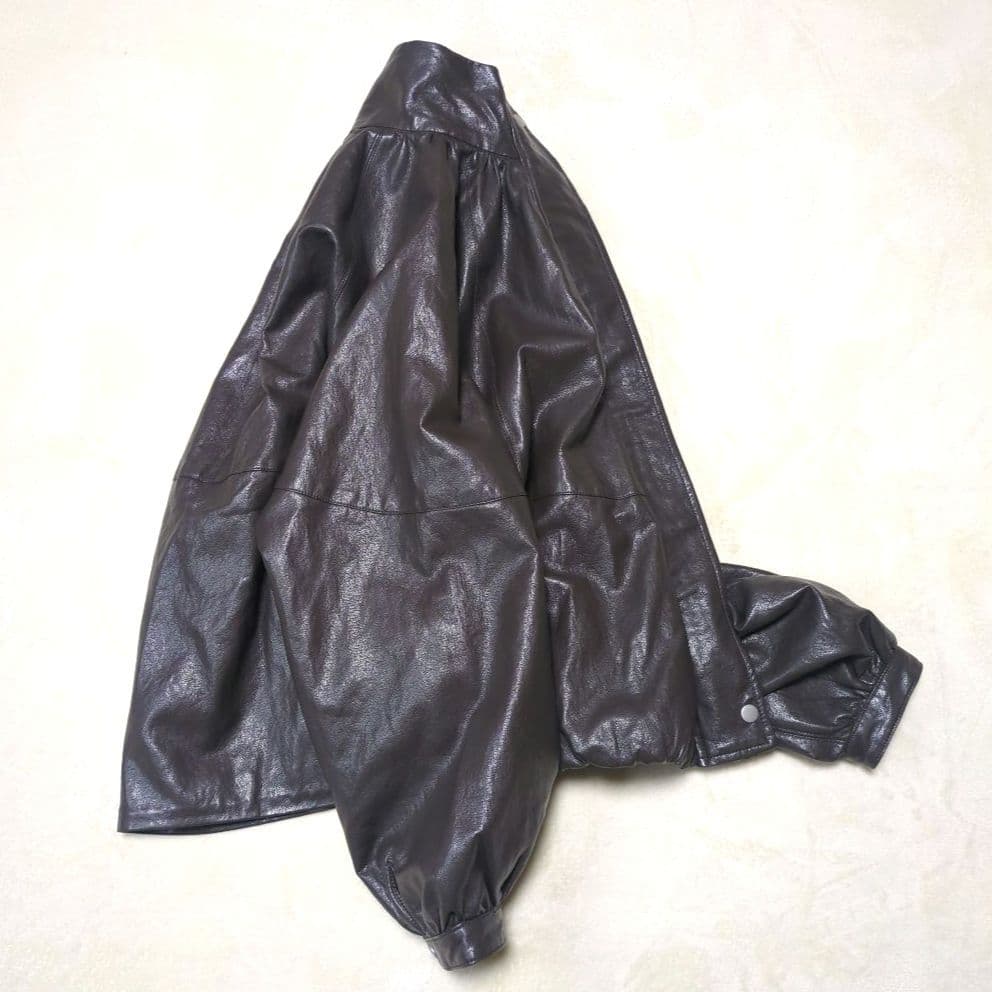 ZARA【未使用級美品】現行品　フェイクレザー ボンバージャケット　アウター