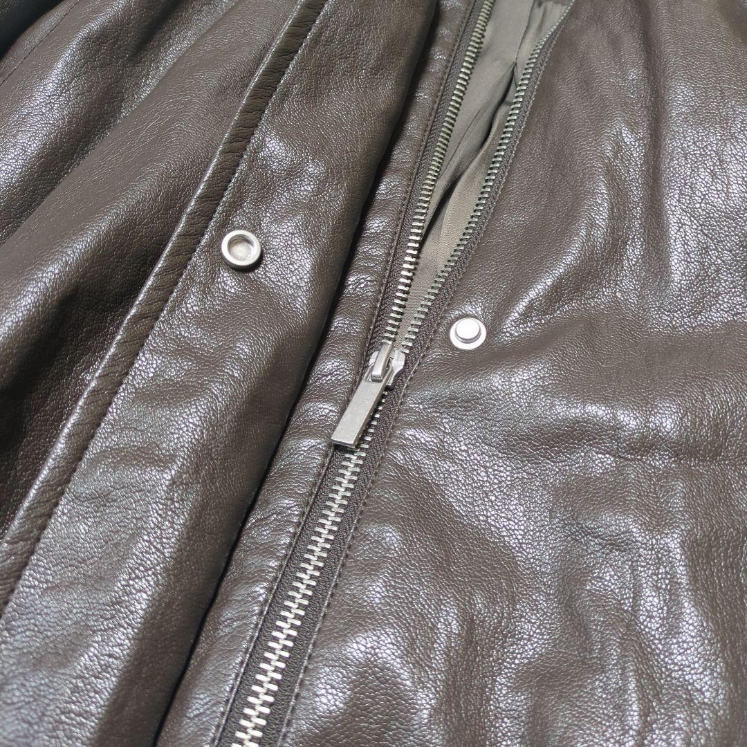 ZARA【未使用級美品】現行品　フェイクレザー ボンバージャケット　アウター