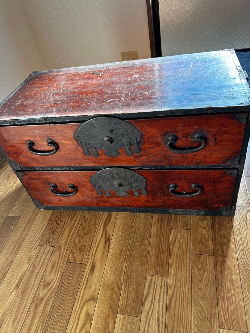 【中古】昭和レトロ　アンティーク　和箪笥　古民家