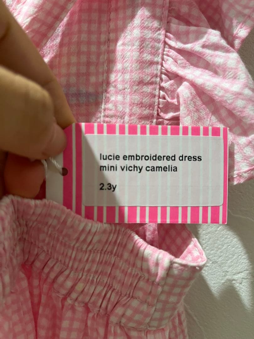 kidsagogo 2025ss エプロンワンピース　新品　未使用