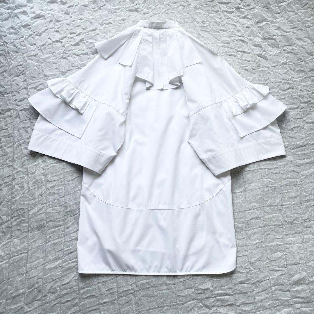 【美品】エンフォルド ブロードタックカラー プルオーバー ブラウス 定価3,6万