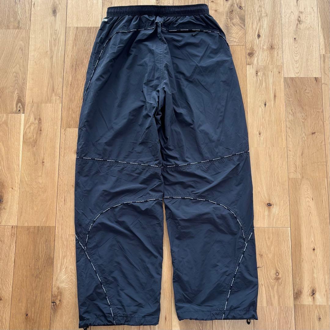 Supreme Logo Piping Track Pant 23FW ブラック