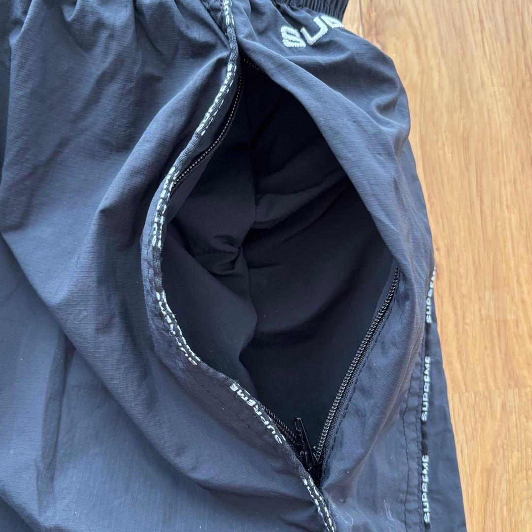 Supreme Logo Piping Track Pant 23FW ブラック