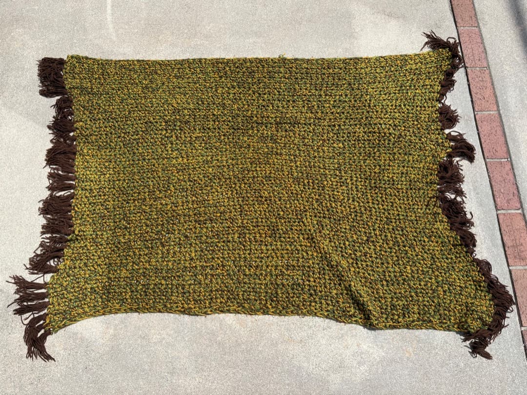 USED フリンジ ブランケット