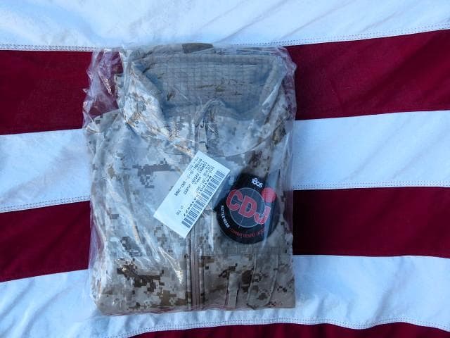 米軍実物　USMC　180S コンバットデザートジャケット S　マーパット　10