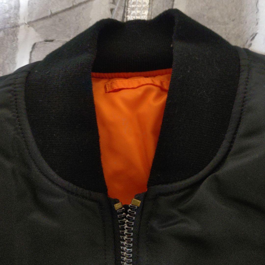 【美品】【アルファ】【Lサイズ】【MA-1】【人気ブラック】【フライト】【短丈】