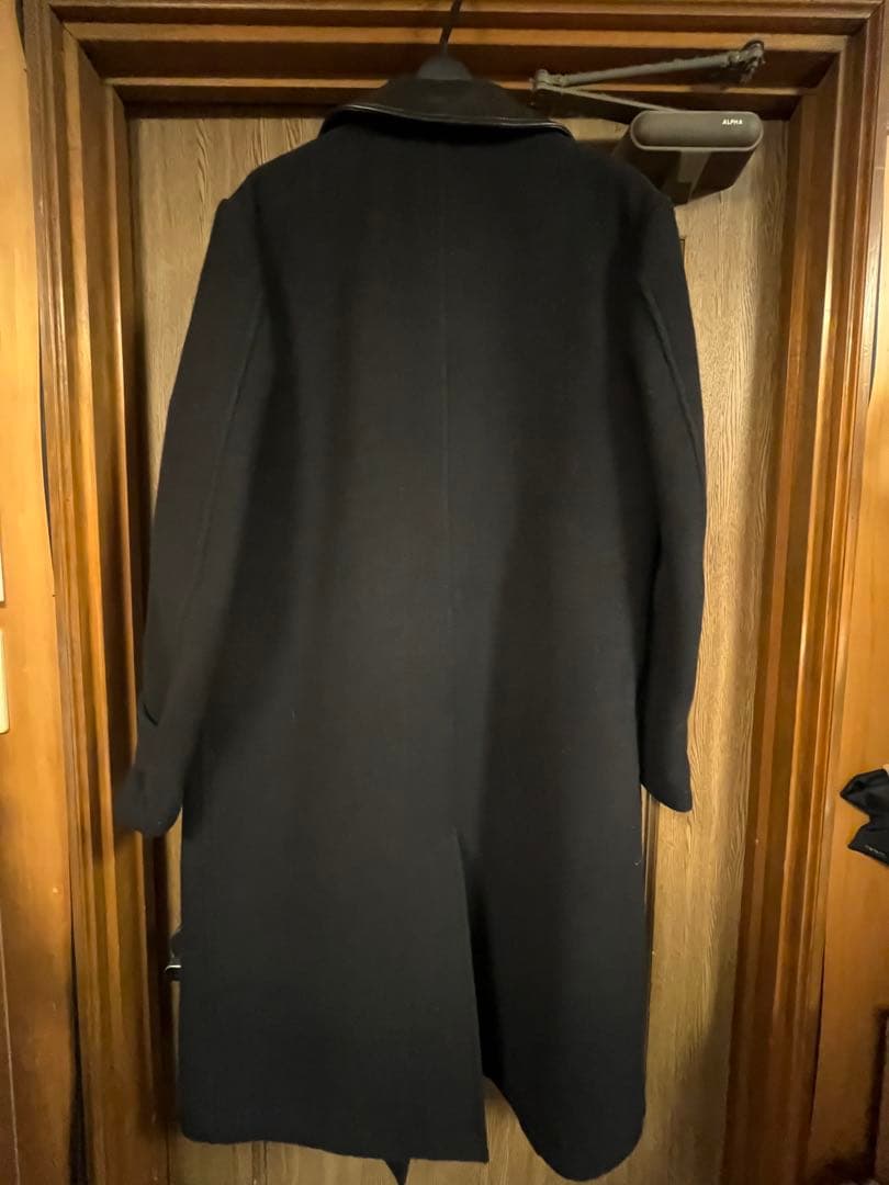 JUNYA WATANABE ライダース レザー ロングコート XS 黒