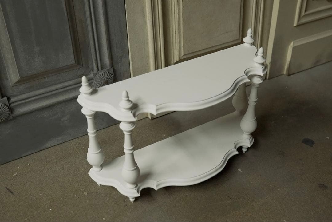 【受注製作】ナポレオンシェルフ(ホワイト)