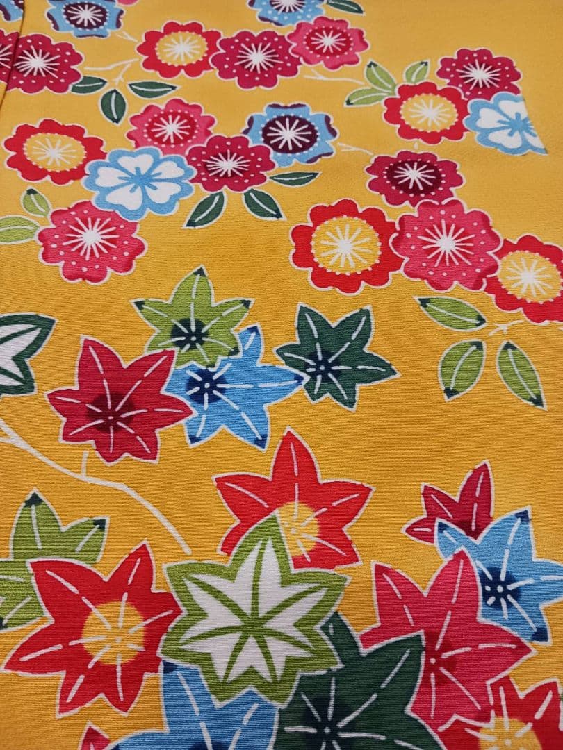 特選 京都 栗山びんがた 七歳お祝い着物 オーダー品