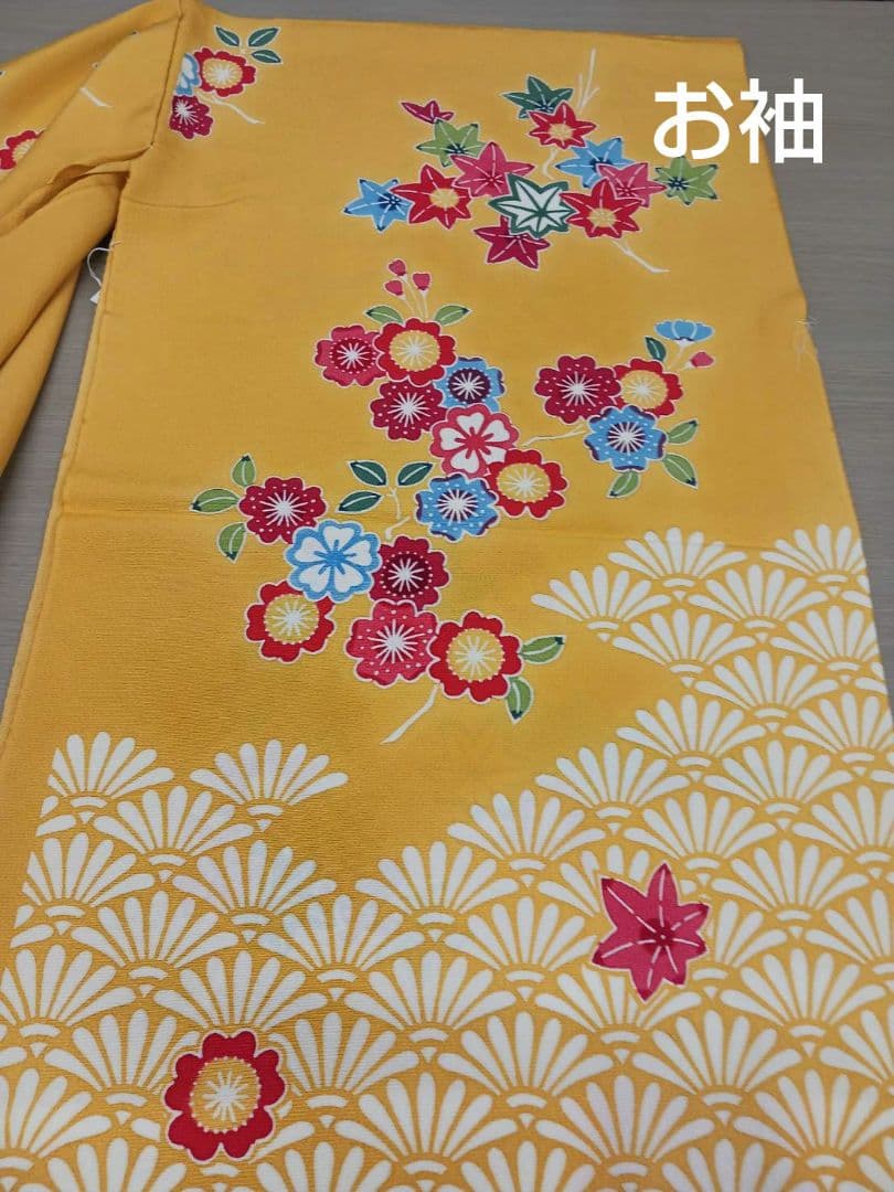 特選 京都 栗山びんがた 七歳お祝い着物 オーダー品