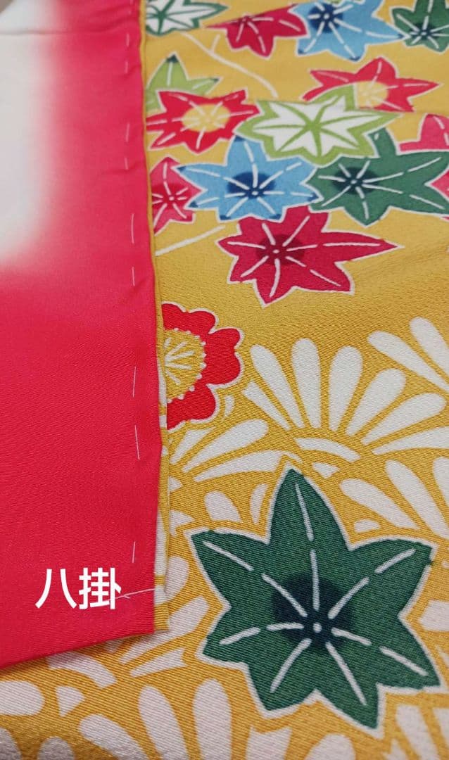 特選 京都 栗山びんがた 七歳お祝い着物 オーダー品