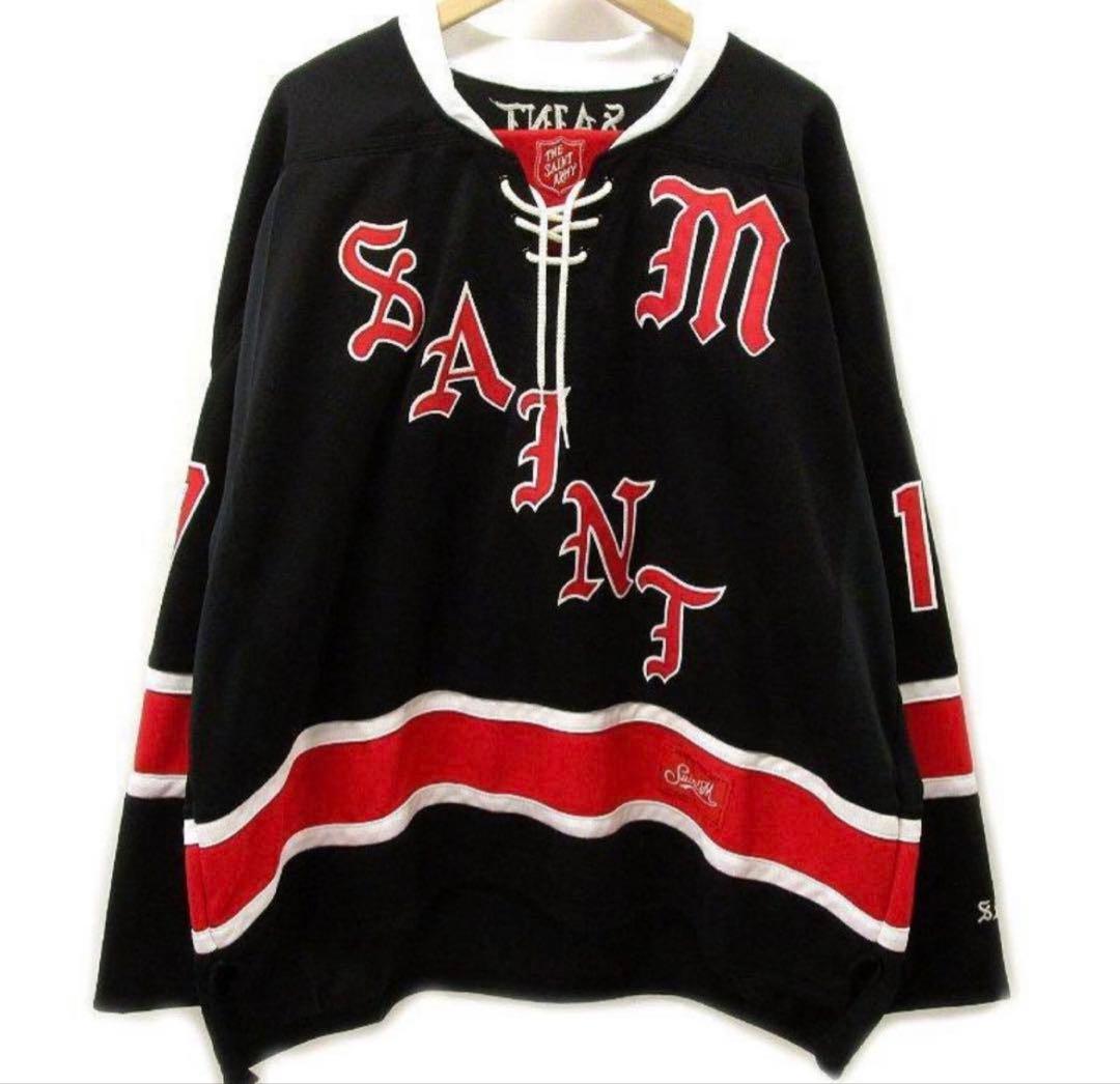 セントマイケル SAINT MICHAEL ロゴ ロングスリーブ ゲーム シャツ