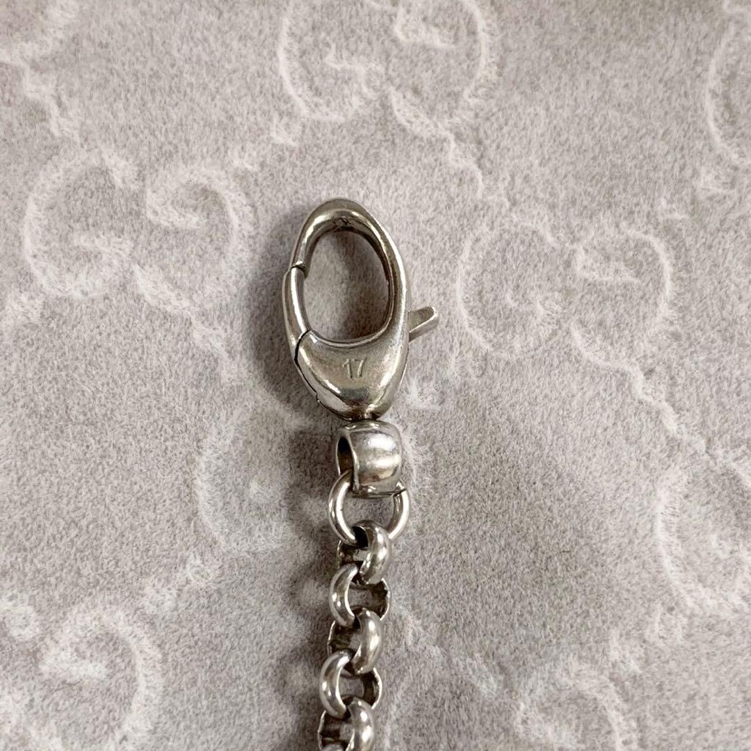 GUCCI　グッチ　ハート　バンブー　ブレスレット　AG925　シルバー