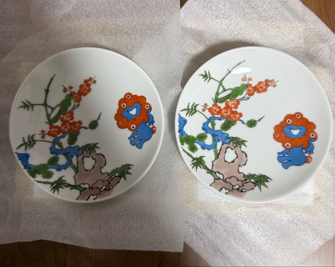 大阪万博　大阪関西万博　ミャクミャク　豆皿　有田焼　中川政七商店 新品 2枚