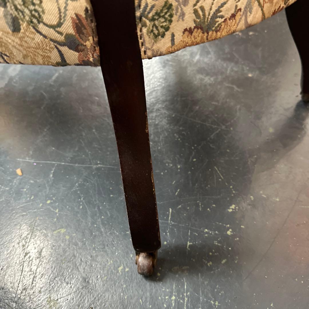 再お値下げ‼️ゴブラン織　素敵なとても座りやすいヴィンテージチェア