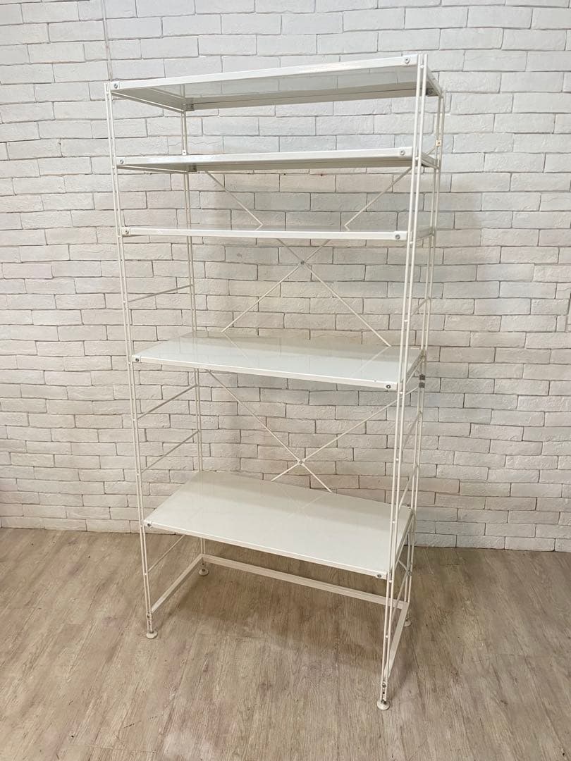 【東京都23区配送無料】無印良品　スチール　ラック　棚　ユニット　シェルフ　陳列