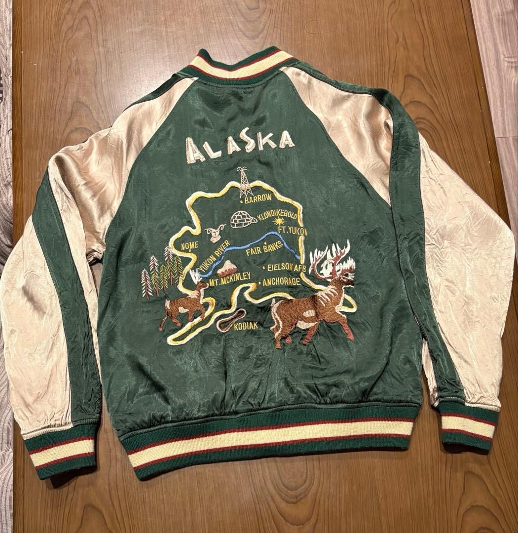 Houston Alaska スカジャンリバーシブル