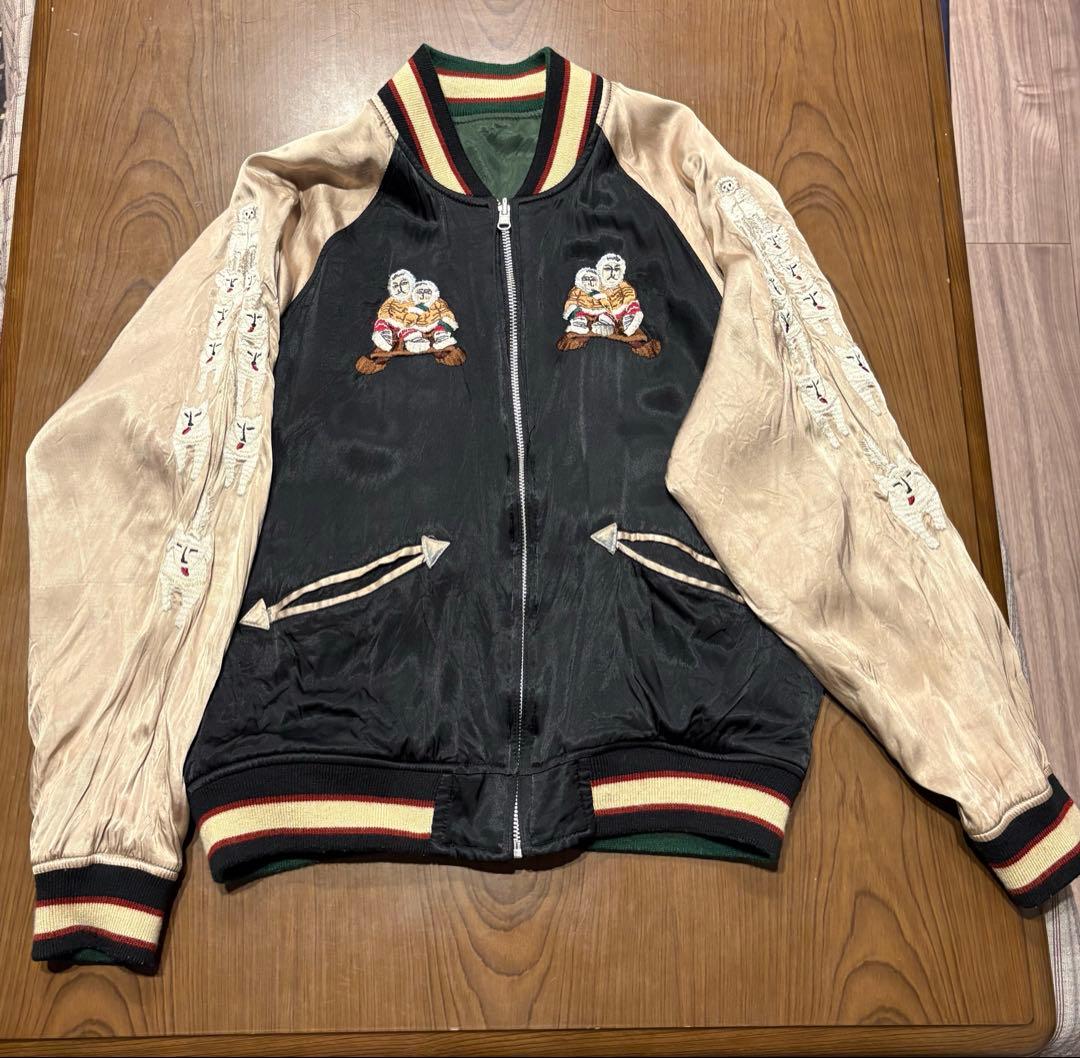 Houston Alaska スカジャンリバーシブル