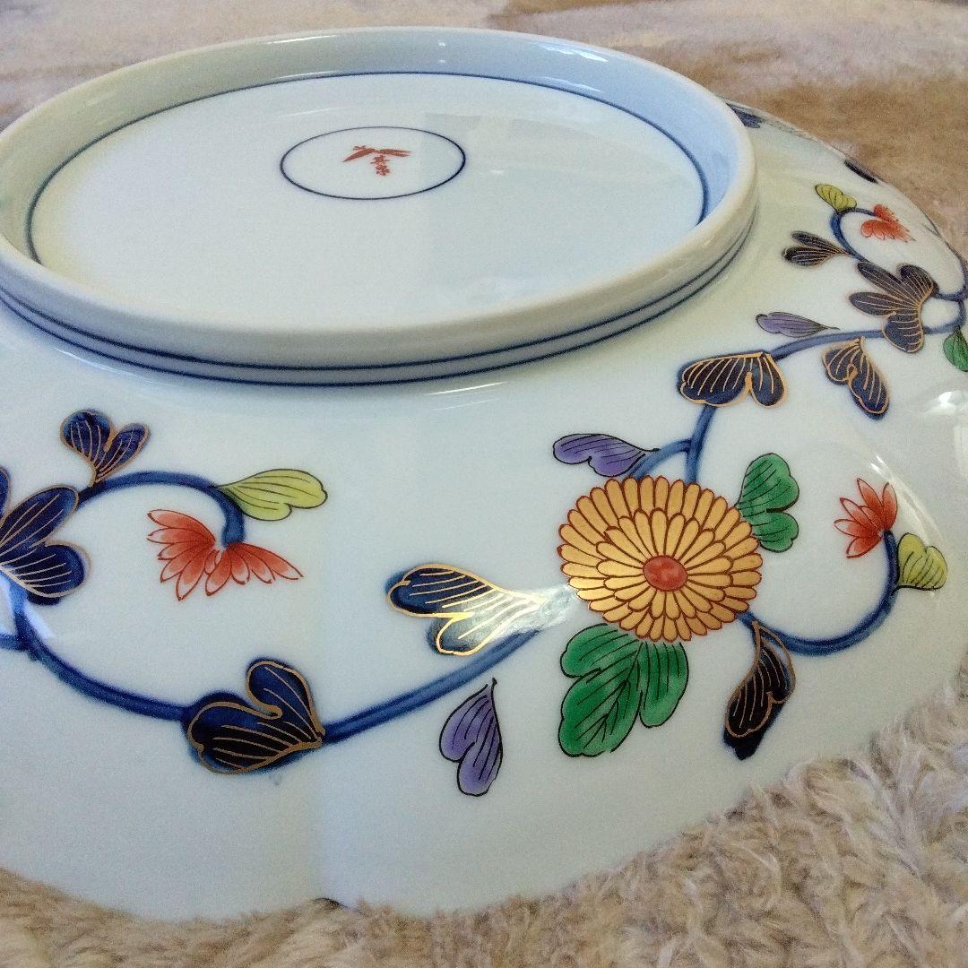 蔵出し　賞美堂其泉　美術有田焼 琳派 古伊万里 盛皿 共箱付