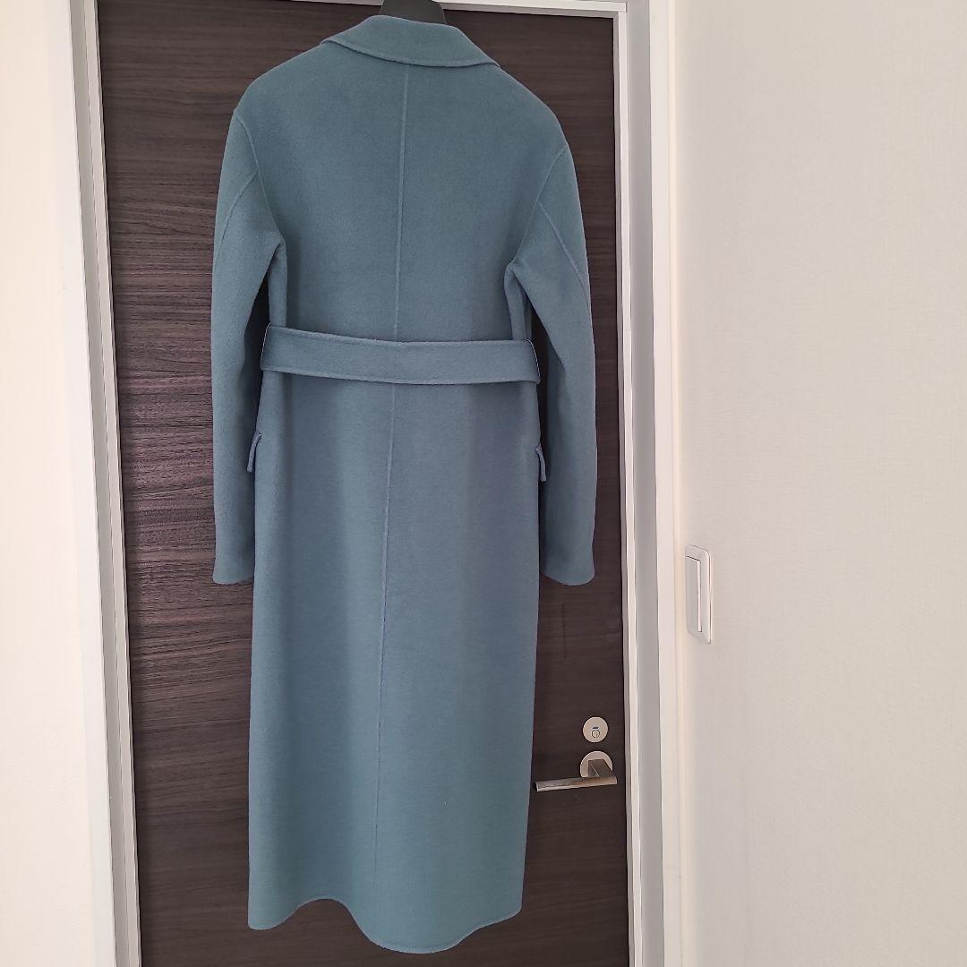 セオリーのダブルフェイス　カシミヤ混ベルテッドコート　P