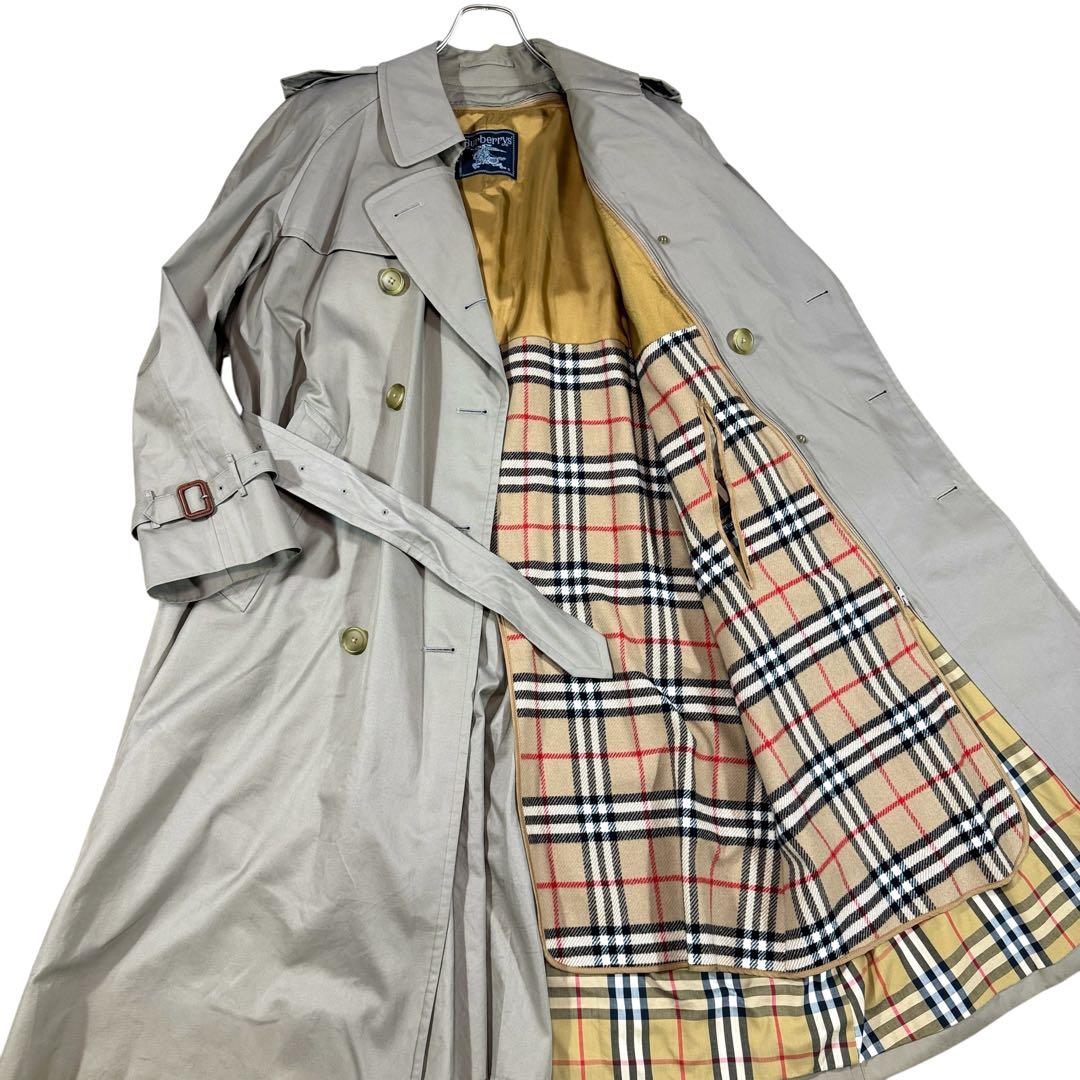 美品 バーバリー ライナー付き トレンチコート XL メンズ