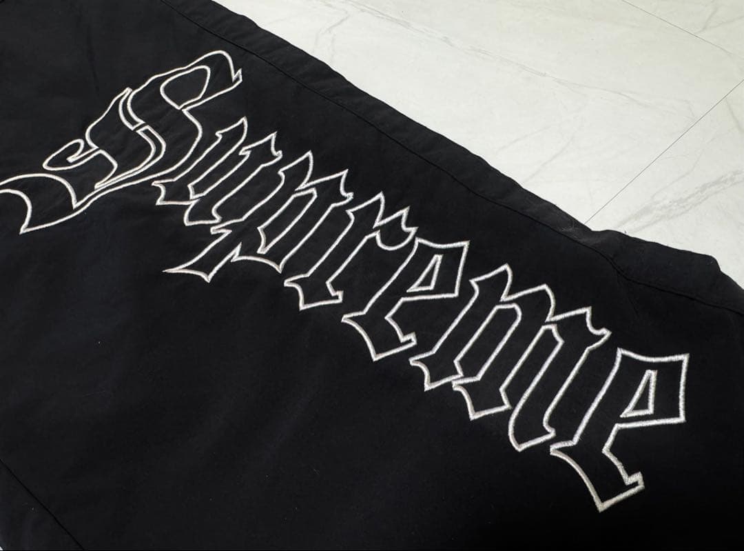 Supreme OldEnglishTrackPants黒M