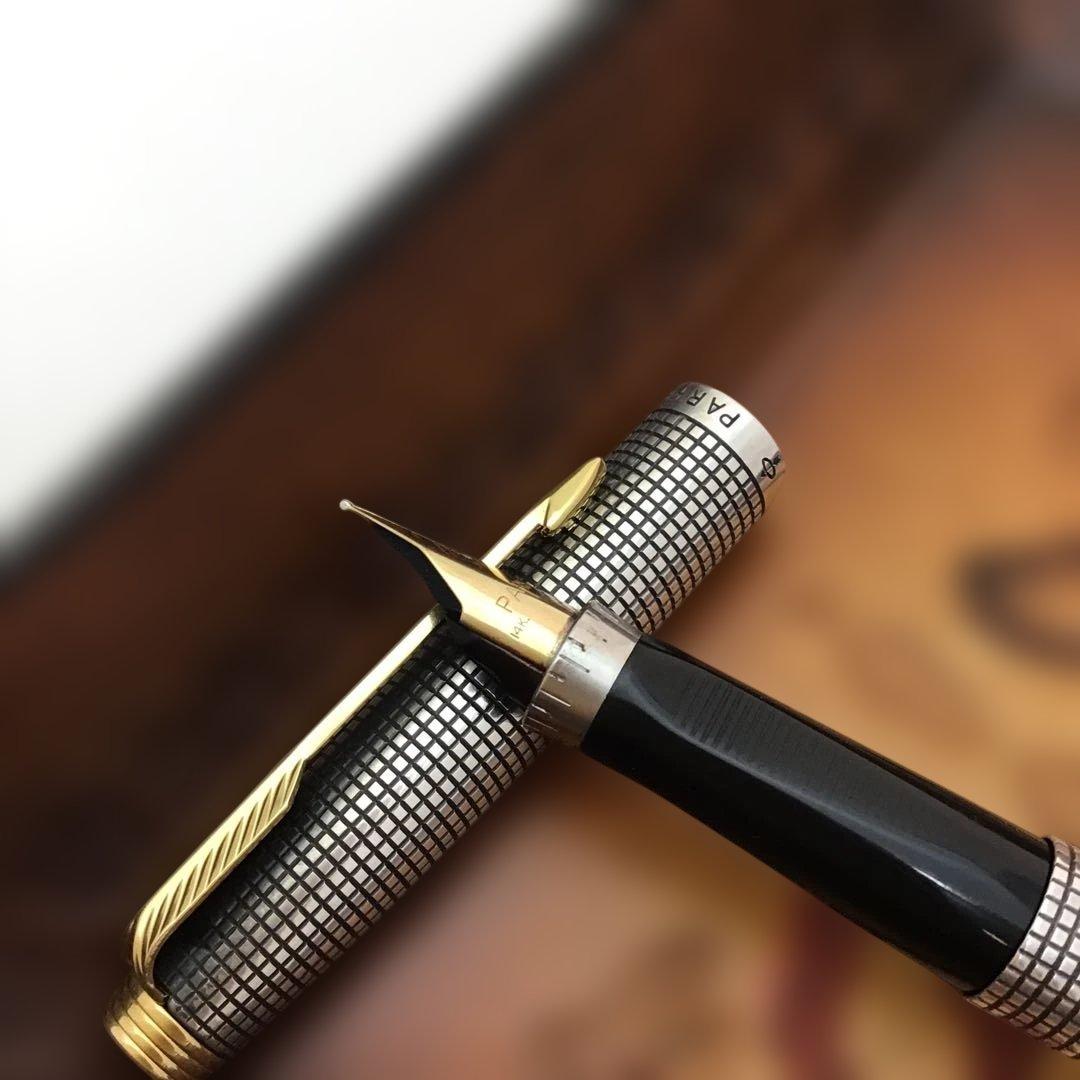 ‼️PARKER‼️パーカー75スターリングシルバー万年筆　U.S.A 14金ペン