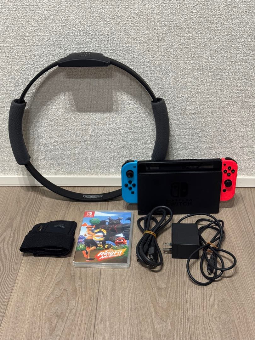 Nintendo Switch本体(箱無し) リングフィットアドベンチャー付