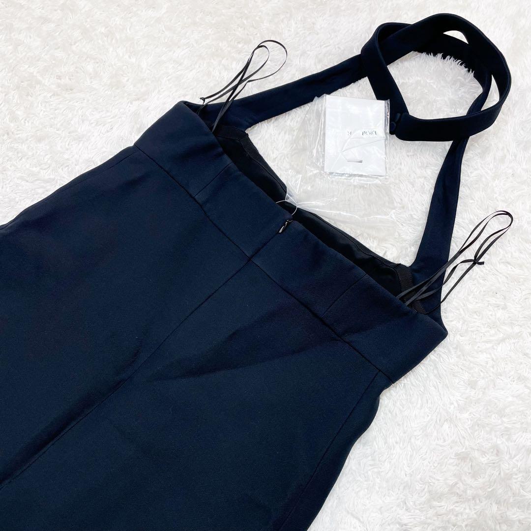 未使用級 クリスチャンディオール ホルターネック ドレスワンピース ブラック